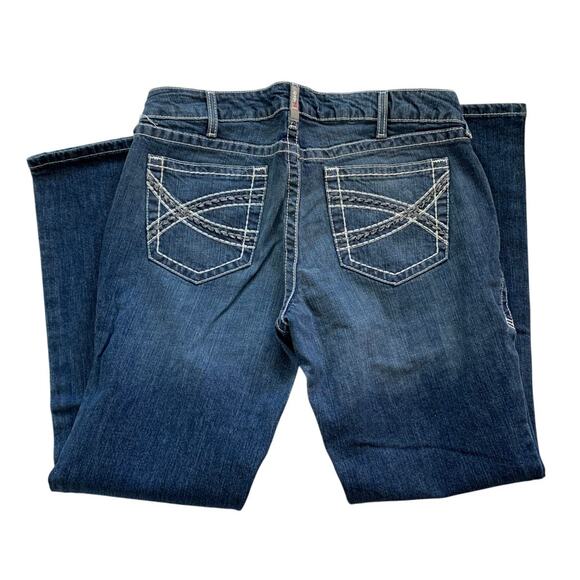 Ariat FR Mid Rise Bootcut Entwined Jeans, size 32 - Picture 4 of 12